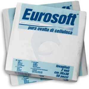 CARTA TOVAGLIOLO 33X33 BIANCO 2 veli 2400pz